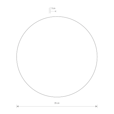 Kinkiet RING LED L 10348 Nowodvorski