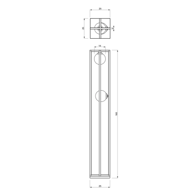 lafabryka.pl Lampa podłogowa DIEGO 2xE14 MLP8572 MILAGRO