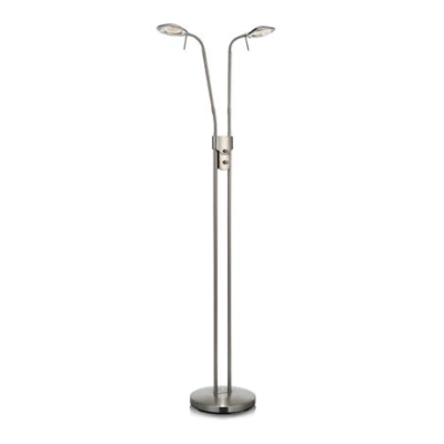 lafabryka.pl Lampa podłogowa stal 2L HUDSON 105583 Markslojd