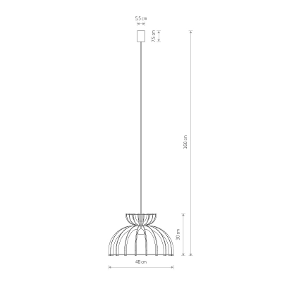 lafabryka.pl Lampa wisząca KYMI C 10572 Nowodvorski