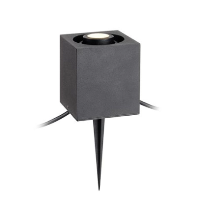 lafabryka.pl Lampa stojąca Spot Kwadrat czarny GARDEN 24 107287 Markslojd