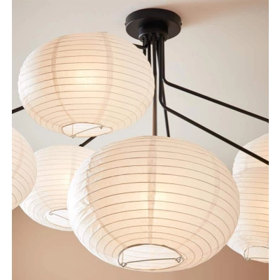 lafabryka.pl Lampa wisząca GALAXY Ceiling 7L Black/White 108216 Markslojd