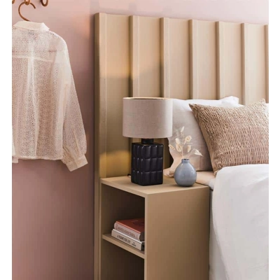 lafabryka.pl Lampa stołowa CUSCINI Table 1L Small Black/Beige 108248 Markslojd
