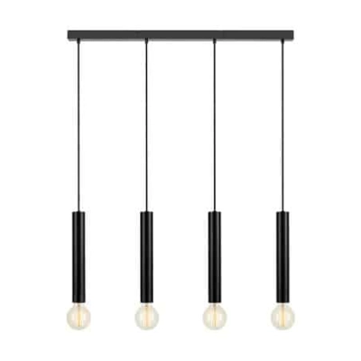 lafabryka.pl Lampa wisząca SENCILLO Pendant 4L Black 108264 Markslojd