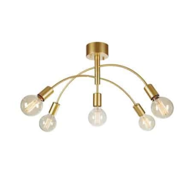 lafabryka.pl Plafon CYGNUS Ceiling 5L Painted Gold 108285 Markslojd