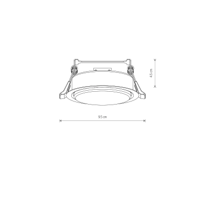 Lampa punktowa podtynkowa UNO S 10841 Nowodvorski