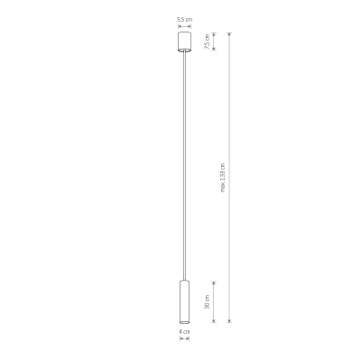 Lampa wisząca FOURTY M 10903 Nowodvorski
