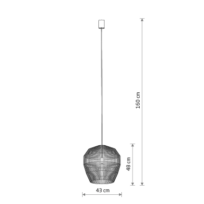 Lampa wisząca HAITI S 11166 Nowodvorski