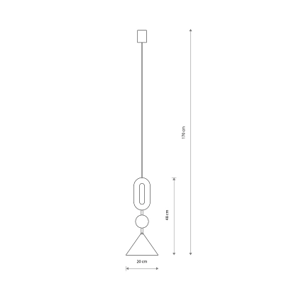 Lampa wisząca DROPS COLOR E 11192 Nowodvorski