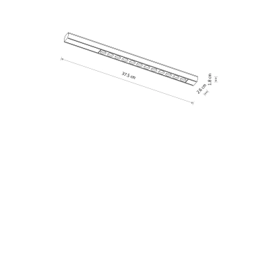 Oprawa liniowa FOCUS LED 12W 3000K do 1-obwodowych szynoprzewodów niskonapięciowych UT-LVM 11305 Nowodvorski