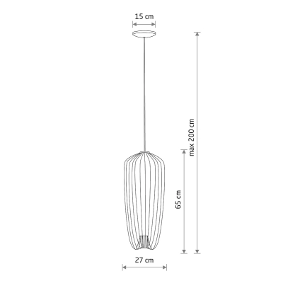 Lampa wisząca PUMPKIN S 11496 Nowodvorski