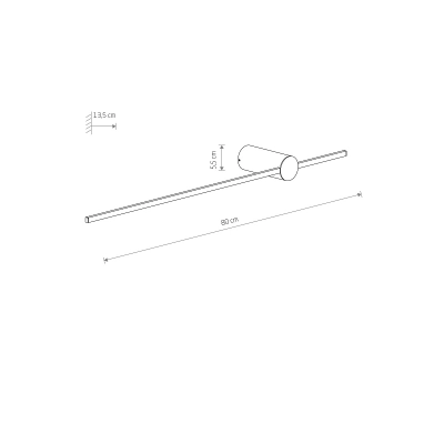 Kinkiet SABER LED M 4000K 11592 Nowodvorski