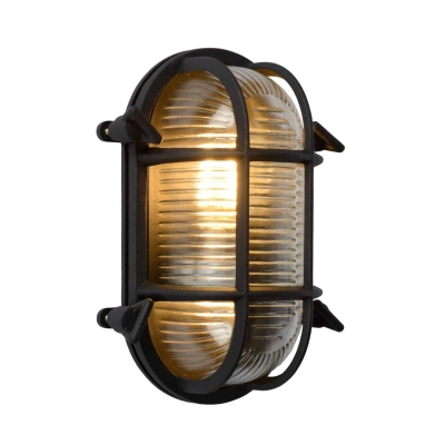 lafabryka.pl Kinkiet DUDLEY 1xE27 IP65 Black 11891/20/30 Lucide