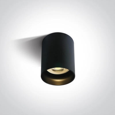 CZARNA TUBA GU10 10W DARK LIGHT 12105N/B/B ONE LIGHT