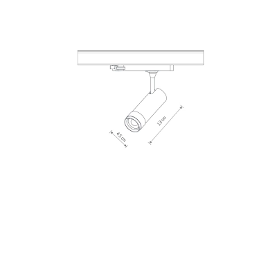 CTLS SPOT ZOOM LED 10W 4000K 12313 Nowodvorski