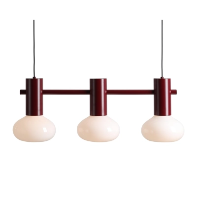 LAMPA WISZĄCA FLO 3 RUBY S (opal glass) 7000E27_S Aldex