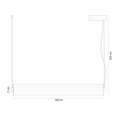 COMO 1232 LAMPA WISZĄCA z pilotem MOSIĄDZ ZUMA LINE PREMIUM