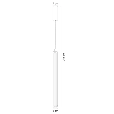 COMO 1237 LAMPA WISZĄCA z pilotem TYTAN ZUMA LINE PREMIUM