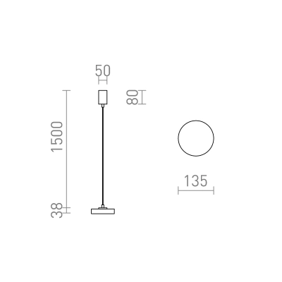 Lampa wisząca ARETHA I R14423 Rendl light studio