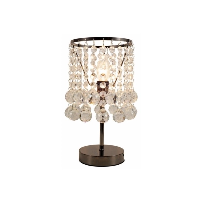 lafabryka.pl London crystal - lampka 1pł czarny chrom 527701-29 REALITY