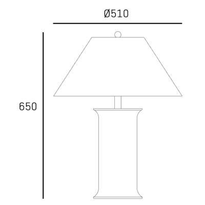 Lampa stołowa MONROE T01869BR-WH CosmoLight