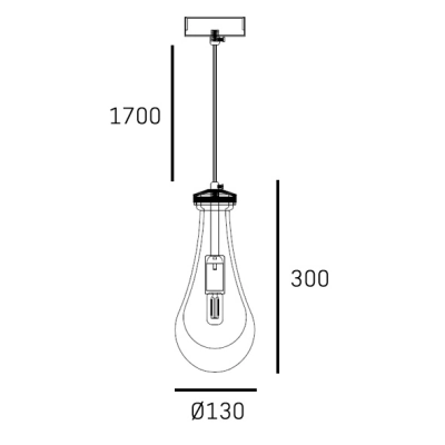 Lampa wisząca MEMPHIS P01128BR CosmoLight