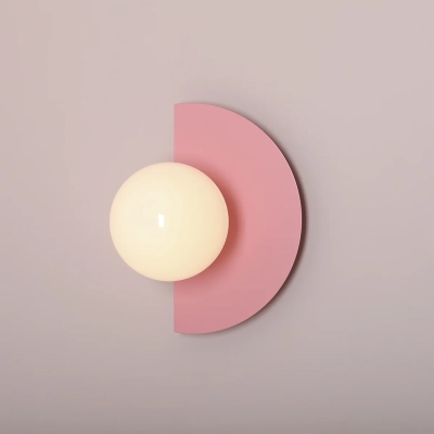 Lampa ścienna LOOP WALL BABY PINK 1125C18 Aldex