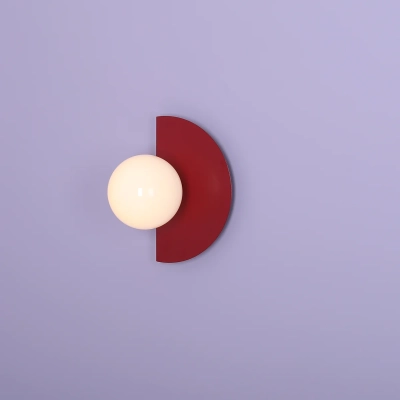 Lampa ścienna LOOP WALL RED WINE 1125C15 Aldex