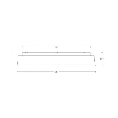 22127 LED 22127 LED CEILING LIGHT 20W 3000K WHITE Zambelis Lights