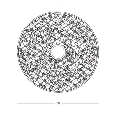 22174 WALL LIGHT BUSH-BLACK 1XE27 Zambelis Lights