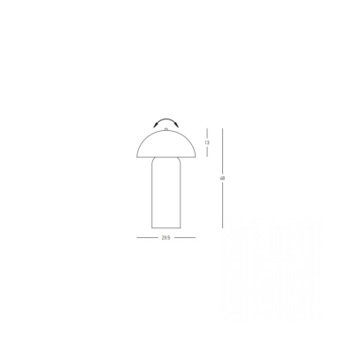 23007 TABLE LIGHT 2XE27 MAX 40W CERAMIC BEIGE Zambelis Lights