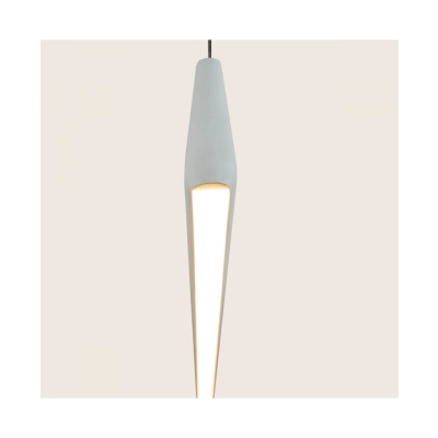 2555 PENDANT LED LINE LIGHT 32W 3000K TRIAC SANDY WHITE Zambelis Lights