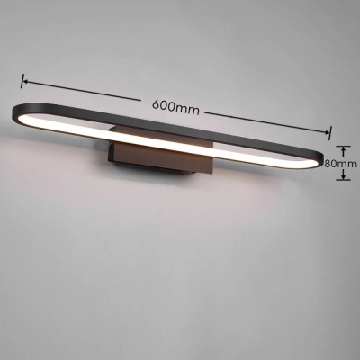lafabryka.pl Kinkiet LED czarny IP44 GIANNI 283779132 TRIO