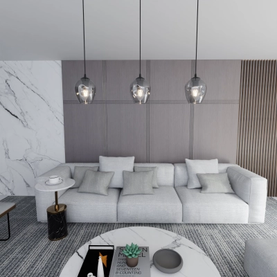 Lampa wisząca  ISTAR 1 BL GRAFIT 680/1 EMIBIG