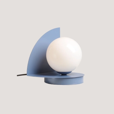 Lampka stołowa LOOP TABLE DUSTY BLUE 1125B16 Aldex