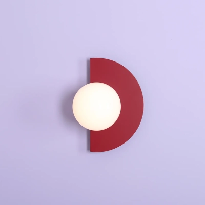 Lampa ścienna LOOP WALL RED WINE 1125C15 Aldex
