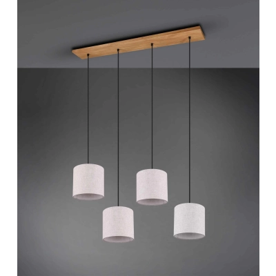 lafabryka.pl Lampa wisząca ELMAU – 302100430 excl. 4x E27 · max. 60W TRIO