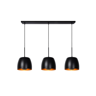 lafabryka.pl NOLAN - Lampa wisząca - 3xE27 - Black 30488/03/30 Lucide
