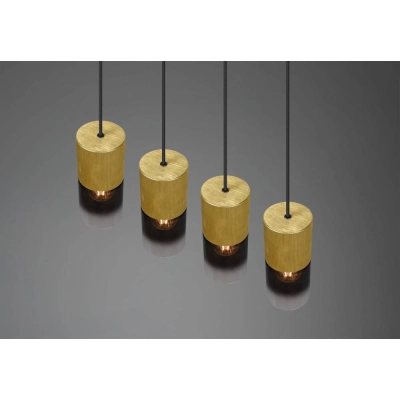 lafabryka.pl Lampa wisząca mosiądz 4L ROBIN 310600454 TRIO