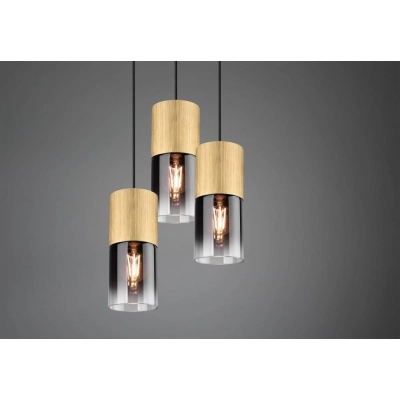 lafabryka.pl Lampa wisząca mosiądz 3L ROBIN 310630354 TRIO