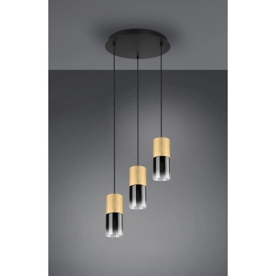 lafabryka.pl Lampa wisząca mosiądz 3L ROBIN 310630354 TRIO