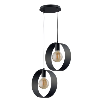lafabryka.pl Lampa wisząca HAPPY 2 CZARNY 32281 SIGMA