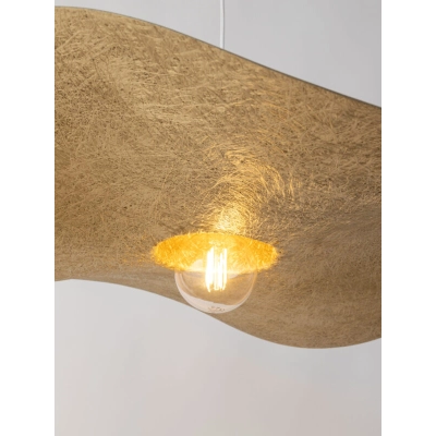 lafabryka.pl Lampa KAPELLO L BIAŁY ZŁOTY FI76 32338 SIGMA