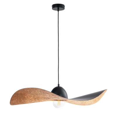 lafabryka.pl Lampa wisząca KAPELLO L CZARNY MIEDZIANY FI76 32339
