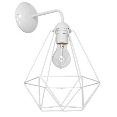lafabryka.pl Kinkiet BASKET WHITE 1xE27 MLP7211 Milagro