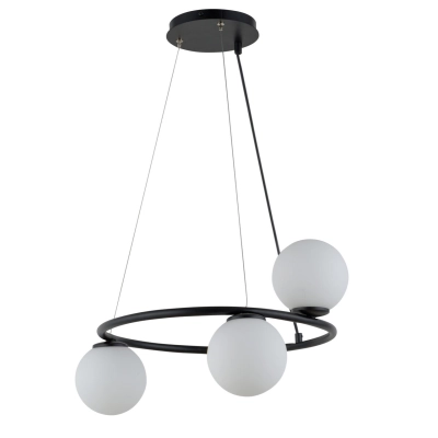lafabryka.pl Lampa wisząca GAMA KOŁO 3 CZARNY 33382 SIGMA
