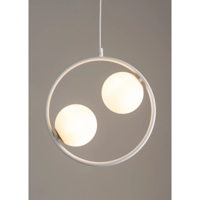 Lampa wisząca ring kula biała Sigma Lighting AQUA 2 33411