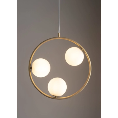 lafabryka.pl Lampa wisząca ring kula złota Sigma Lighting AQUA 3 33415