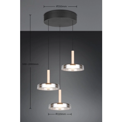 CELESTE – 354930332 incl. 3x SMD, 7,5W · 3x 750lm, 3000K TRIO