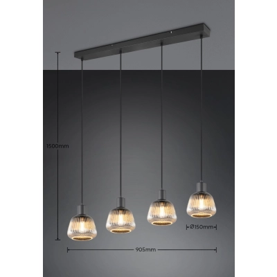TARIFA – 362800432 excl. 4x E27 · max. 25W TRIO